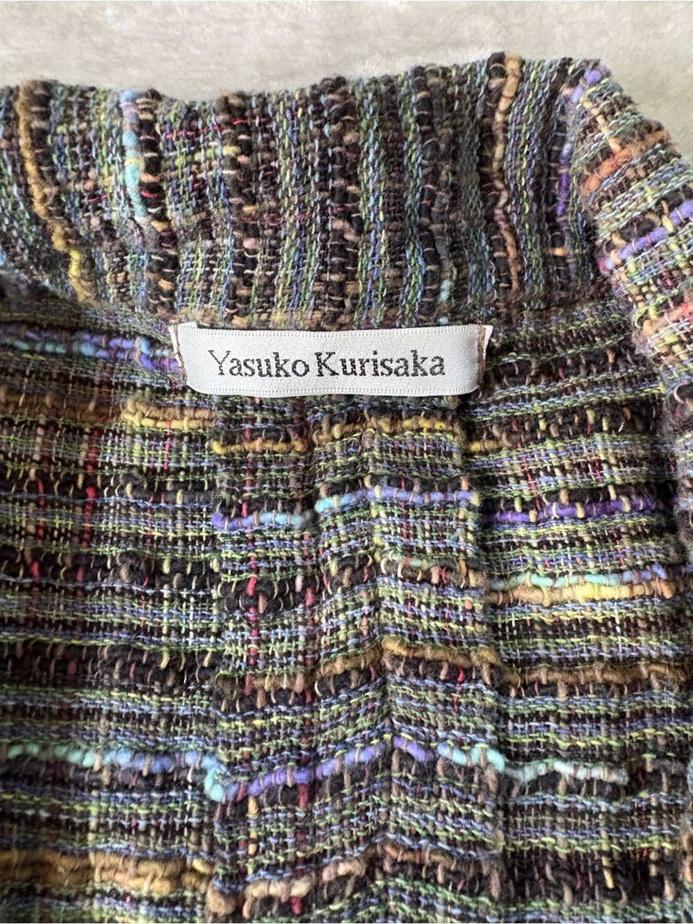Yasuko Kurisaka 100% Cotton Art To Wear Jacket One Size - Picture 4 of 5